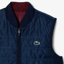 Vetements De Sport | LACOSTE Doudoune Sans Manche Reversible Golf