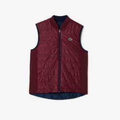 Vetements De Sport | LACOSTE Doudoune Sans Manche Reversible Golf