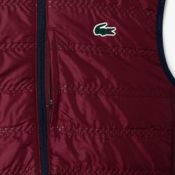 Vetements De Sport | LACOSTE Doudoune Sans Manche Reversible Golf