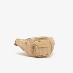 Sacs Banane | LACOSTE Sac Banane Homme Lacoste The Blend Avec Imprime Monogramme