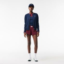 Vetements De Sport | LACOSTE Short Tennis Avec Shorty Integre En Tissu Recycle