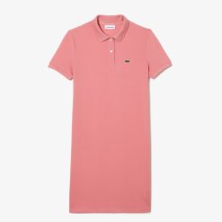 Robes & Jupes | LACOSTE Robe Polo Femme Lacoste En Petit Pique Souple