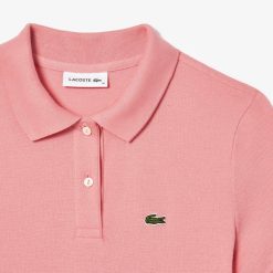 Robes & Jupes | LACOSTE Robe Polo Femme Lacoste En Petit Pique Souple