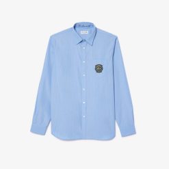 Chemises | LACOSTE Chemise Rayee Avec Badge