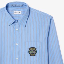 Chemises | LACOSTE Chemise Rayee Avec Badge