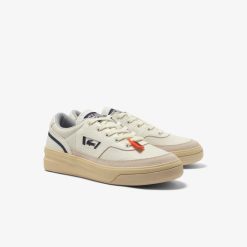 Sneakers | LACOSTE Sneakers G80 Homme En Cuir, Suede Et Neoprene