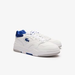 Sneakers | LACOSTE Sneakers Lineshot Homme En Cuir A Col Contraste