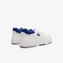 Sneakers | LACOSTE Sneakers Lineshot Homme En Cuir A Col Contraste