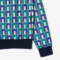 Sweatshirts | LACOSTE Sweatshirt Zippe Motif Robert George En Jacquard