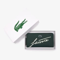 Portefeuilles & Petite Maroquinerie | LACOSTE Portefeuille Zippe L.12.12 Imprime Signature