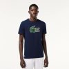 Vetements De Sport | LACOSTE T-Shirt Sport Ultra-Dry Avec Imprime Crocodile