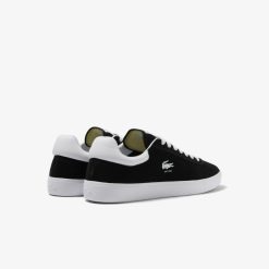 Sneakers | LACOSTE Sneakers Baseshot Homme En Cuir Velours