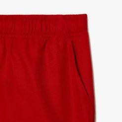 Vetements Garcon | LACOSTE Short Garcon Lacoste Sport En Taffetas Diamante