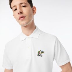 Polos | LACOSTE Polo Homme Lacoste X Netflix En Coton Biologique