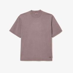 T-Shirts | LACOSTE T-Shirt Loose Fit En Jersey De Coton