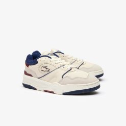 Sneakers | LACOSTE Sneakers Lineshot Femme En Cuir Avec Col En Mesh