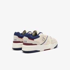 Sneakers | LACOSTE Sneakers Lineshot Femme En Cuir Avec Col En Mesh