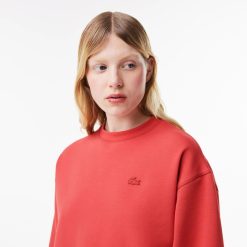 Survetements | LACOSTE Sweatshirt Jogger Femme Lacoste Imprime Au Dos