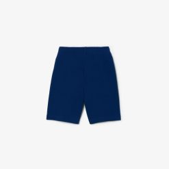 Vetements Garcon | LACOSTE Short Avec Imprime Lacoste En Molleton Non Gratte