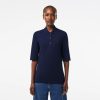 Polos | LACOSTE Polo Lacoste Slim Fit A Manches Trois-Quarts En Coton Souple