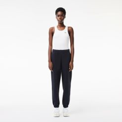 Pantalons & Shorts | LACOSTE Pantalon De Jogging Jogger En Coton Melange Uni