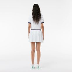 Vetements De Sport | LACOSTE Jupe Sport Avec Shorty Integre En Pique