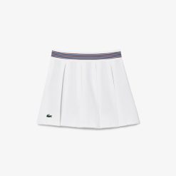 Vetements De Sport | LACOSTE Jupe Sport Avec Shorty Integre En Pique