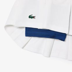 Vetements De Sport | LACOSTE Jupe Sport Avec Shorty Integre En Pique