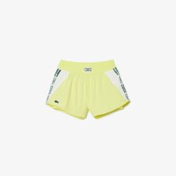 Vetements De Sport | LACOSTE Short Tennis Avec Shorty Integre En Tissu Recycle