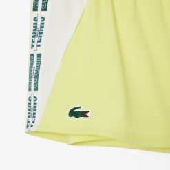 Vetements De Sport | LACOSTE Short Tennis Avec Shorty Integre En Tissu Recycle