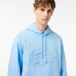 Survetements | LACOSTE Sweatshirt A Capuche Jogger Avec Crocodile Matelasse