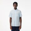 Chemises | LACOSTE Chemise A Manches Courtes Homme Lacoste En Lin