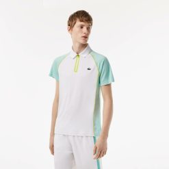 Vetements De Sport | LACOSTE Polo Homme Tennis En Pique Ultra-Dry De Polyester Recycle