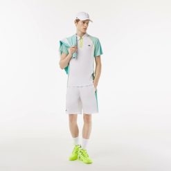 Vetements De Sport | LACOSTE Polo Homme Tennis En Pique Ultra-Dry De Polyester Recycle