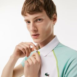 Vetements De Sport | LACOSTE Polo Homme Tennis En Pique Ultra-Dry De Polyester Recycle