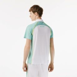 Vetements De Sport | LACOSTE Polo Homme Tennis En Pique Ultra-Dry De Polyester Recycle