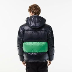 Manteaux & Vestes | LACOSTE Doudoune Reversible En Duvet Detail Color-Block