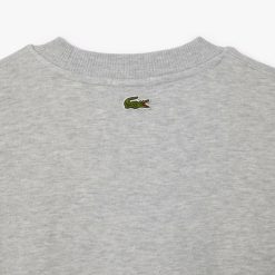 Sweatshirts | LACOSTE Sweatshirt Jogger Unie Lacoste Loose Fit Avec Badge Crocodile