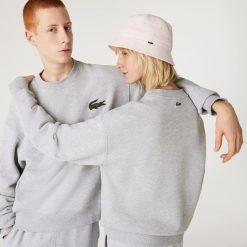 Sweatshirts | LACOSTE Sweatshirt Jogger Unie Lacoste Loose Fit Avec Badge Crocodile