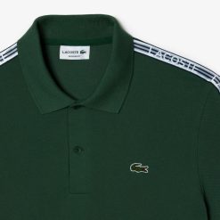 Polos | LACOSTE Polo Regular Fit Coton Stretch Bande Siglee