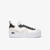 Sneakers | LACOSTE Sneakers L004 Platform Femme En Cuir Detail Colore