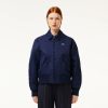 Manteaux & Vestes | LACOSTE Bomber Oversize En Nylon Avec Logo Brode Au Dos