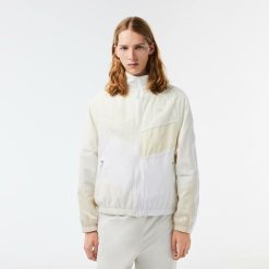 Survetements | LACOSTE Veste Courte Sportsuit Deperlante Oversize Patchwork