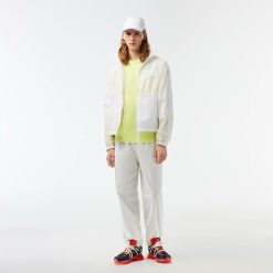 Survetements | LACOSTE Veste Courte Sportsuit Deperlante Oversize Patchwork