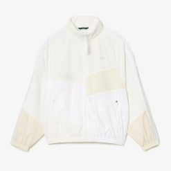 Survetements | LACOSTE Veste Courte Sportsuit Deperlante Oversize Patchwork