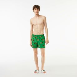 Maillots De Bain | LACOSTE Maillot De Bain Avec Imprime Lacoste