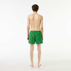 Maillots De Bain | LACOSTE Maillot De Bain Avec Imprime Lacoste