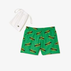 Maillots De Bain | LACOSTE Maillot De Bain Avec Imprime Lacoste