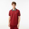 Polos | LACOSTE Polo Motif Monogramme Classic Fit A Col Contraste