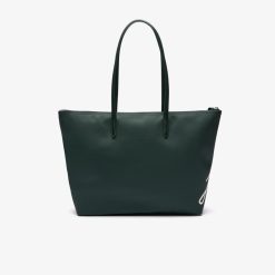 Sacs A Main & Cabas | LACOSTE Grand Sac Cabas L.12.12 Imprime Signature Toile Enduite